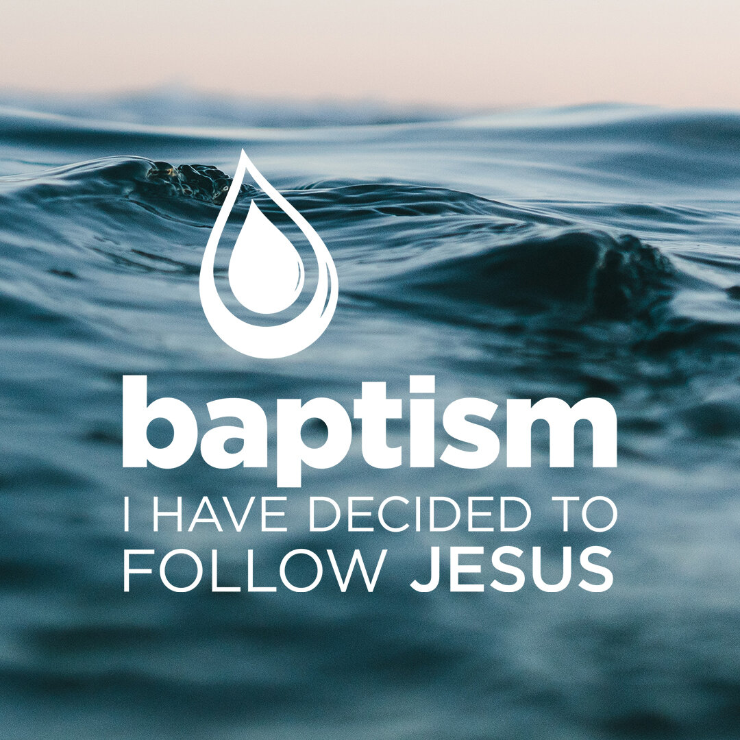 Water Baptism Sunday!